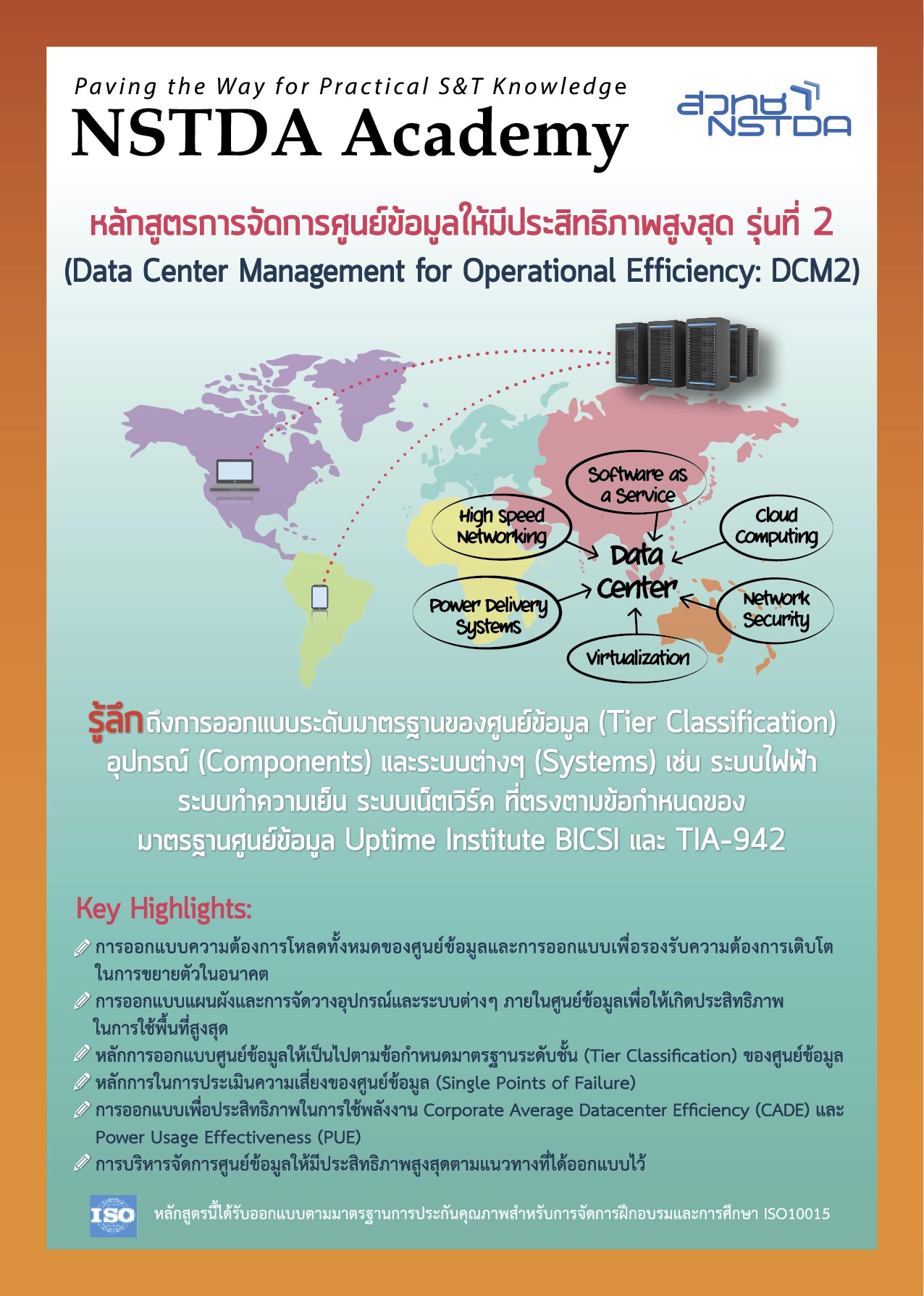 Data Center Management for Operational Efficiency : DCM 2